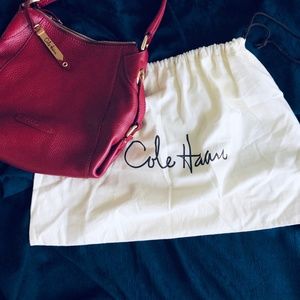 Like New Condition Cole Haan Red Purse